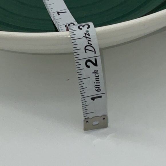 Vintage Himark Green w Red Stripe Pasta Bowls Italy - Picture 3 of 4